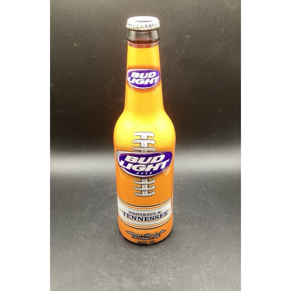 Anheuser Busch Bud Light Bottle Tennessee Volunteers 12 oz. Empty Orig. Cap 2008